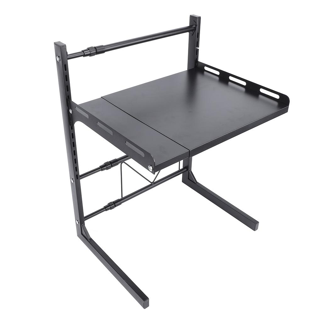 Полка для микроволновой печи, расширяемая полка для хранения, утолщенная углеродистая сталь, органайзер для кухонных принадлежностей