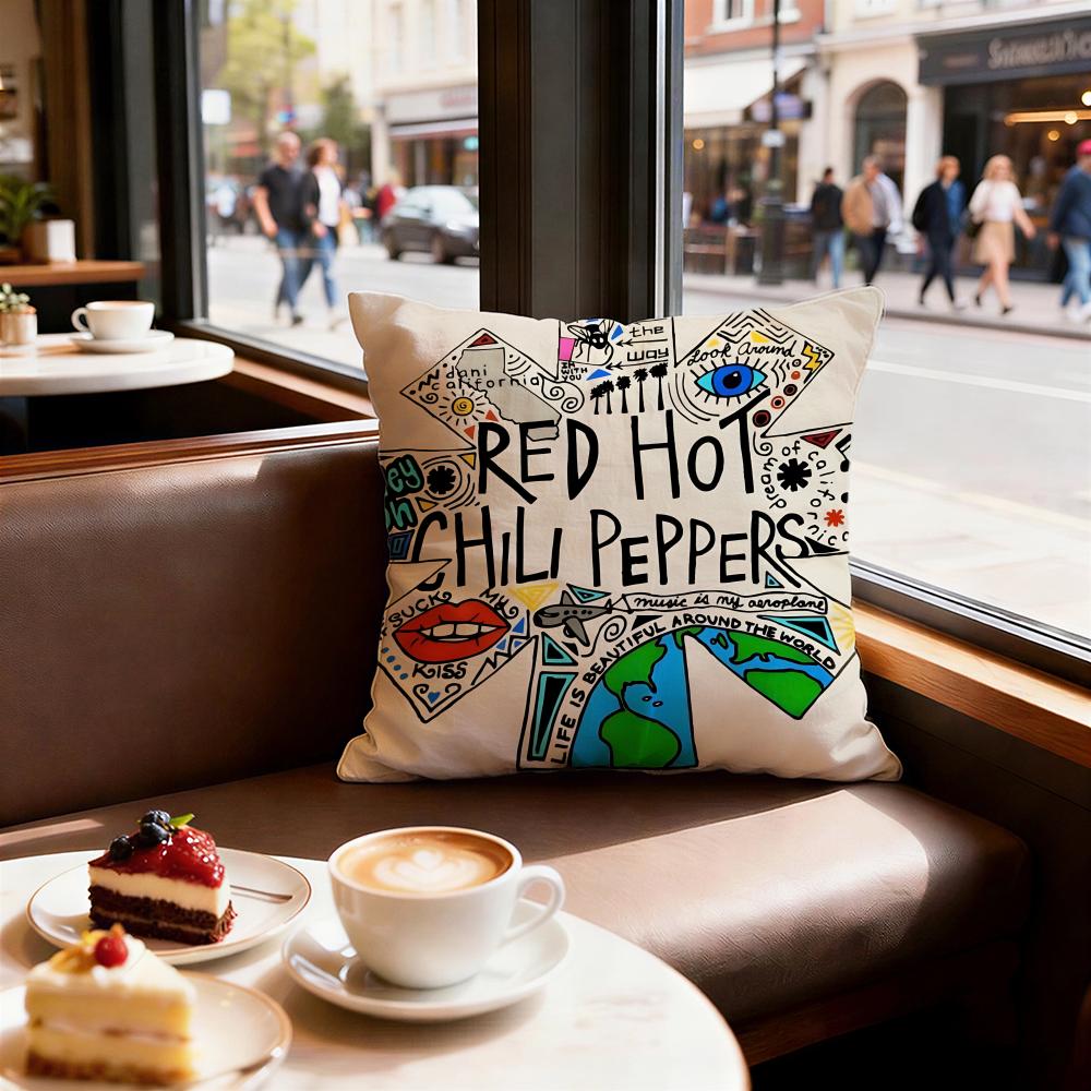 Музыка Red Hot Chili Peppers Наволочка Декоративные Подушки Чехлы Чехол Диван x Подушка Штука x x Наволочка