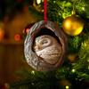 Festival Owl Styles Christmas Tree Hanging Ornament Craft of Sturdy 2D Acrylic Accessory for Home Decoration Use