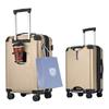Carry Carry Grip Expandable Equipped with TSA Double Hook Cup Aluminum Business Belt S Champagne [BlueSea] Japanese-made Suitcase, Case, Bag,