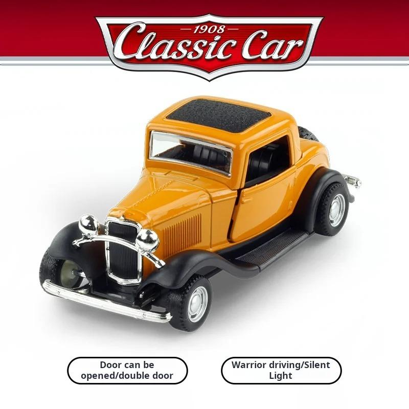 1/32 масштаб литой под давлением классический Ford Mustang GT 1967 GT500 винтажная модель классическая игрушечная машинка с инерционным механизмом миниатюрная копия транспортного средства детский подарок