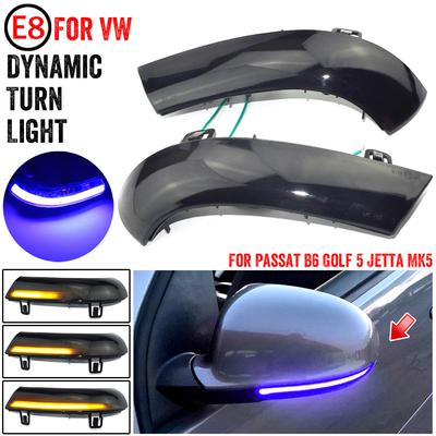 Динамический указатель поворота, светодиодный для Volkswagen GOLF 5 GTI Variant Jetta MK5 Passat B5.5 B6 Plus EOS Sharan SuperB Mirror