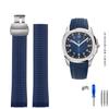 Высококачественный мягкий резиновый ремешок для часов Подходит для Patek Philippe Силиконовый 5164A 5167A 5168A 21 мм Складная застежка Ремешки для часов