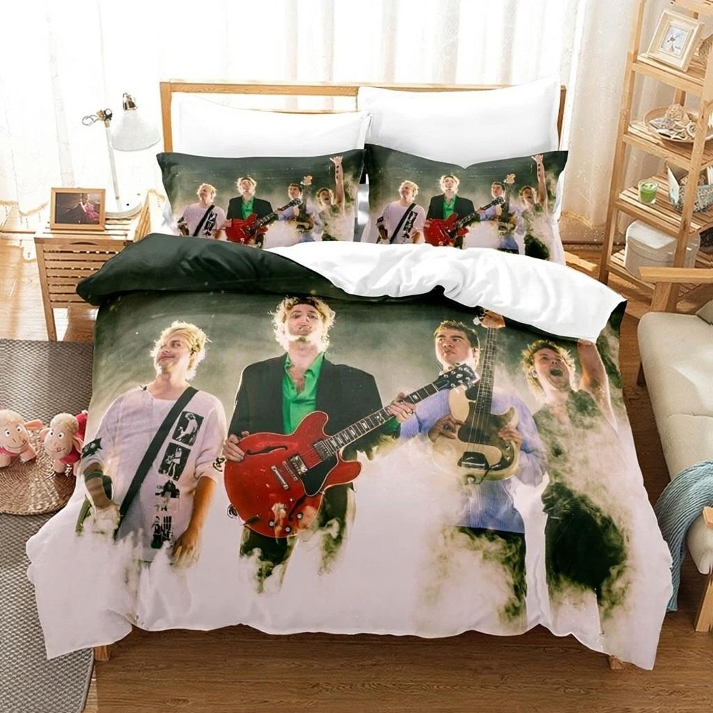 5 S-Seconds Of S-Summer Bedding Sets New 5 S-SOS Bed Supplies Set Duvet Cover Comforter Set Bedding Set Luxury Birthday Gift