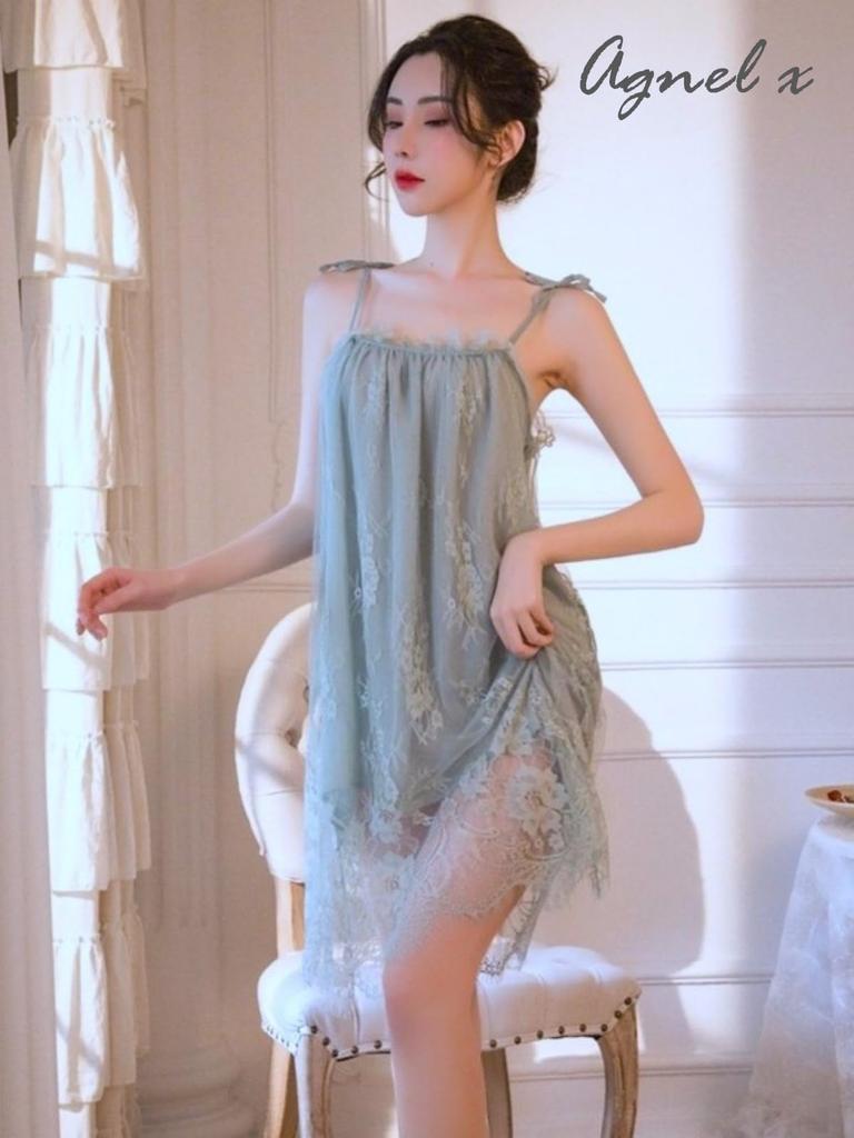 Sexy Lingerie Underwear Innerwear Babydoll Seductive Underwear Slip Half Slip One Piece Camisole Lace Negligee Nightwear Satin Cosplay Extreme Kinky