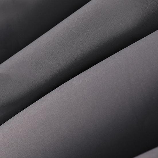 Men Down Jacket Hooded Drawstring Long Sleeve Zipper Closure Jacket Solid Color Two Side Pockets Windproof