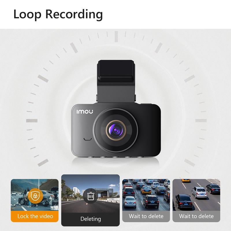 IMOU S400 Dash Cam 4MP Car DVR Video Recorder Night Vision Voice Control Smart Parking Monitor Wifi Car Dashcam Video Recorder
