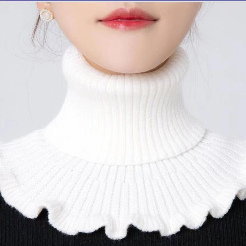 Women's And Winter Warm Neck Collar For Protecting The Cervical Spine, Decorative Fake Collar, Knitted