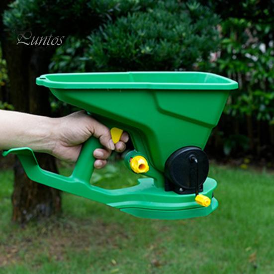 Ручная сеялка 1,5 л, 5-ступенчатая портативная садовая сеялка, простая в использовании, энергосберегающая сеялка, бесшумная сеялка большой емкости для садовой газонной фермы