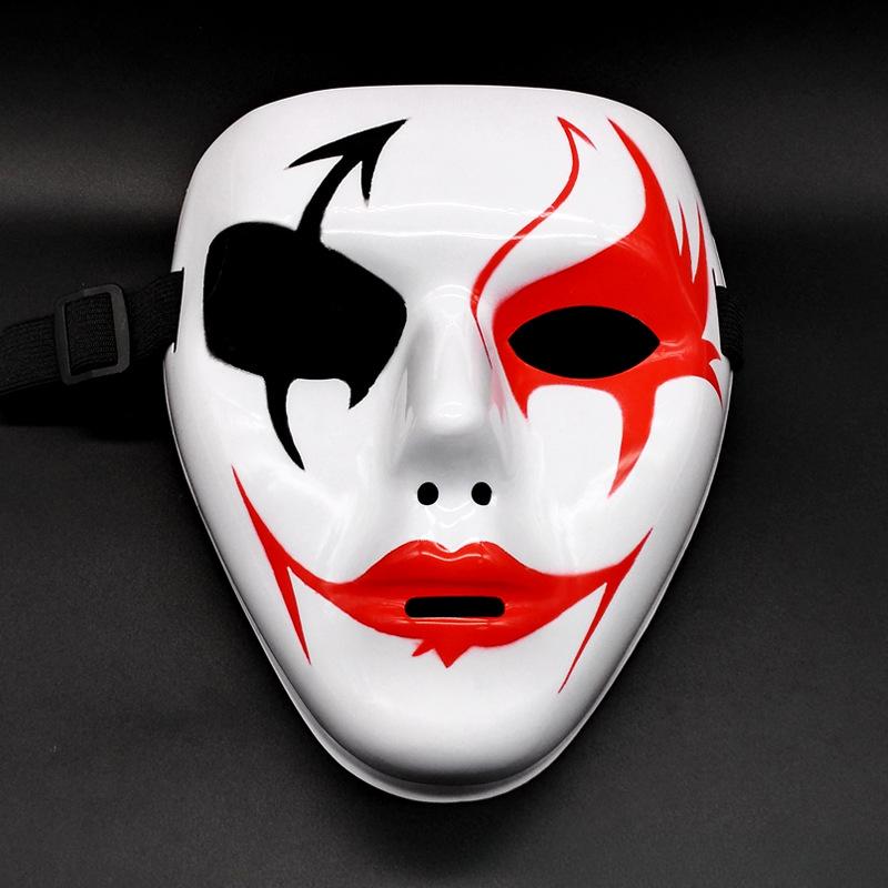 Хэллоуин уличных танцев ужасов маска полное лицо V-Shadow танцевальная вечеринка маска для лица Марди Гра косплей дьявол реквизит лицо капюшон для карнавальной ночи