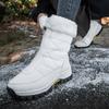 35-42women's High-top Cotton Shoes Boots Large-size Outdoor Anti-slip Waterproof Women's Snow Boots
