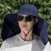 Neck Protection Men Sun Hat Cloth Fisherman Hat Fashion Summer Bucket Hat  Male