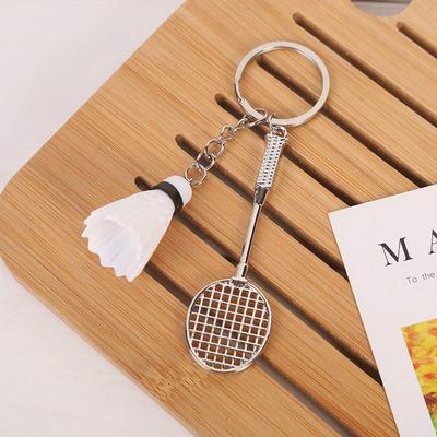 Мини-милые брелоки для бадминтона, сумка, подвеска, пряжка для ключей, украшения, автомобильные аксессуары