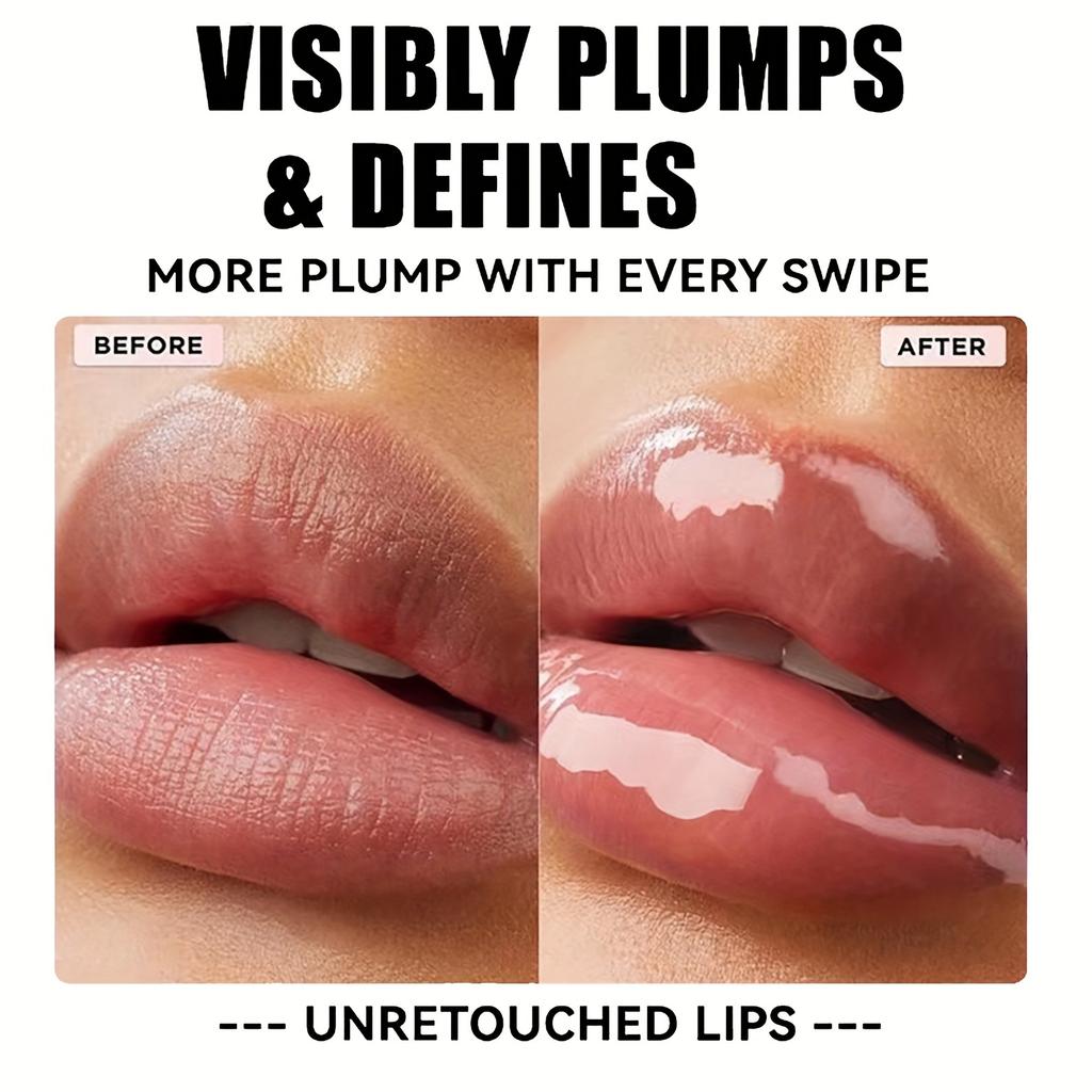 High Gloss Liquid Lip Gloss Hydrating and Moisturizing Plumping Lip Glaze  Brown Shades, Shimmer Finish Lipstick Gift