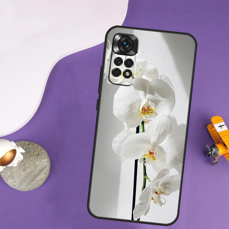 Цветной чехол с орхидеями для Xiaomi Redmi Note 14 13 Pro 12 9 10 11 Pro 10S 11S 12S Redmi 14C 13C 10C 12C