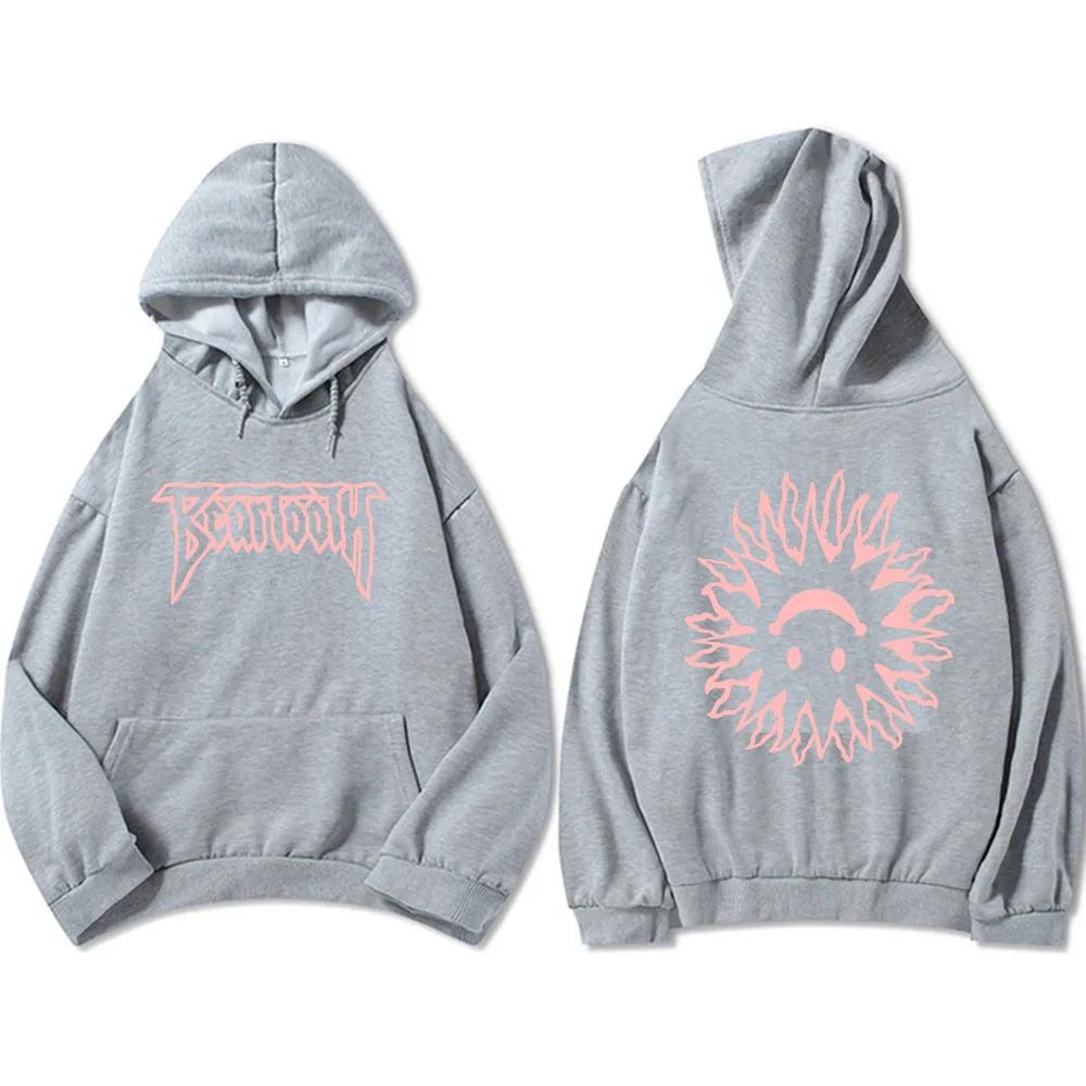 Pink Beartooth Rock Band Hoodies 2024 The Surface Album New Sweatshirt for Men Unisex Heavy Mental Fashion Sudaderas Hooded Male