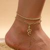 Summer Snake Feet Chain Anklets for Women Ankle Bracelet Set On Leg Chain Jewelry Beach Accessories