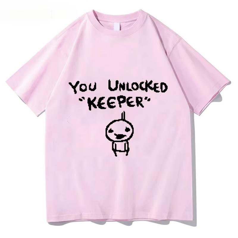 2026 New Hip Hop Print Tshirt Unisex Wounisex You Unlocked Keeper T Shirt Tee Hip Hop Tshirt Tops