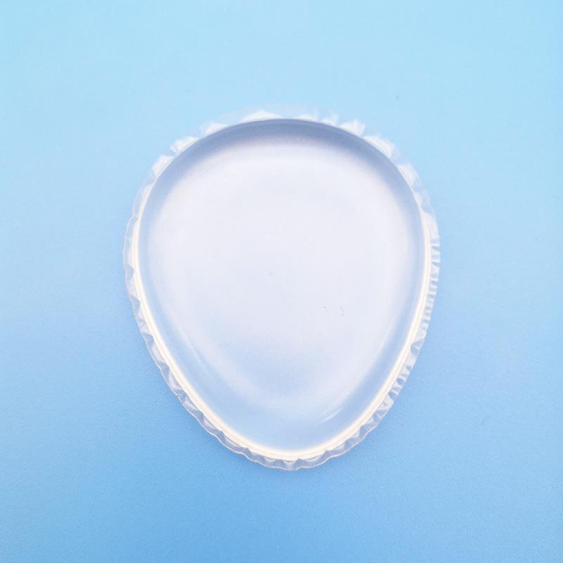 3D Силиконовая Пуховка для Макияжа - Формы Капля Воды, Сердце, Круглые, Не Впитывающая, Двойного Назначения (Влажное и Сухое Использование), Упругая, Идеальный Инструмент для Нанесения Макияжа