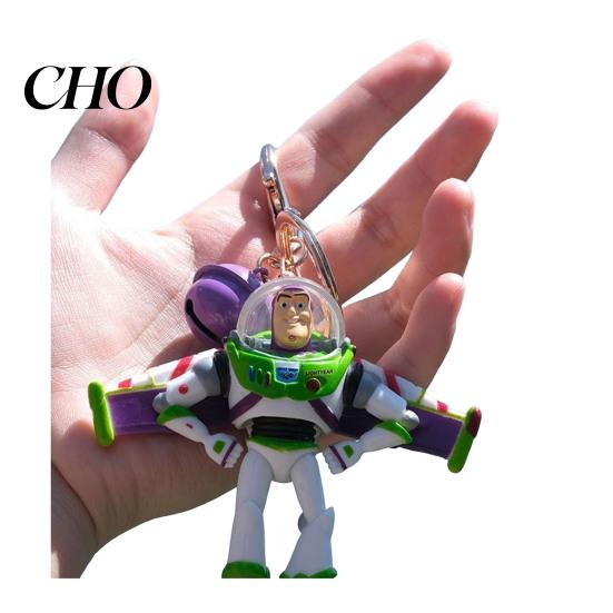 Unisex Car Keychain Pendant, Woody Buzz Lightyear Air Freshener, Aromatherapy Polyvinyl Chloride Vent Clip Accessory for Toy Fan Gift Toy-Story