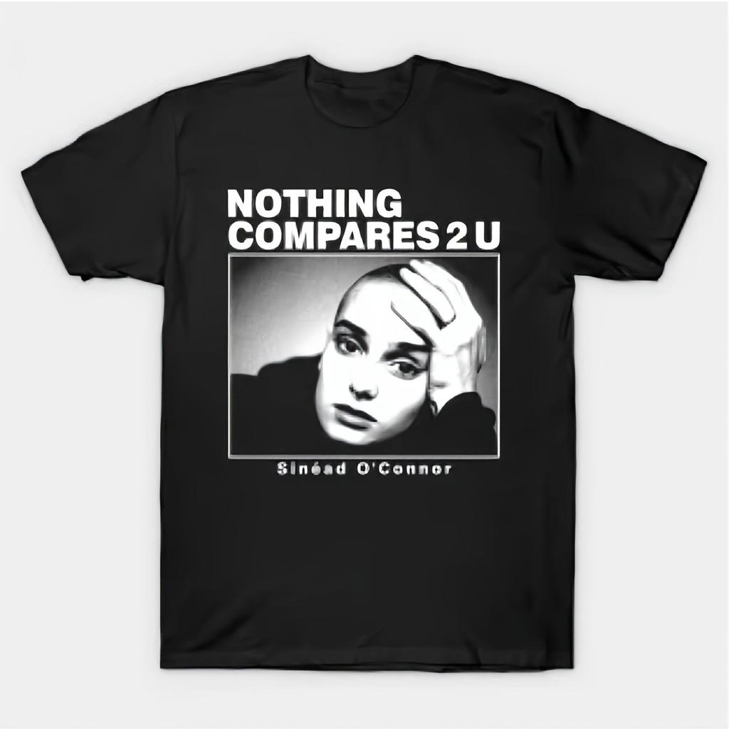 Retro Sinead OConnor Nothing Compares 2 U Print TShirt Soft Crew Neck Ideal Gift for Music Fans and Rock Lovers