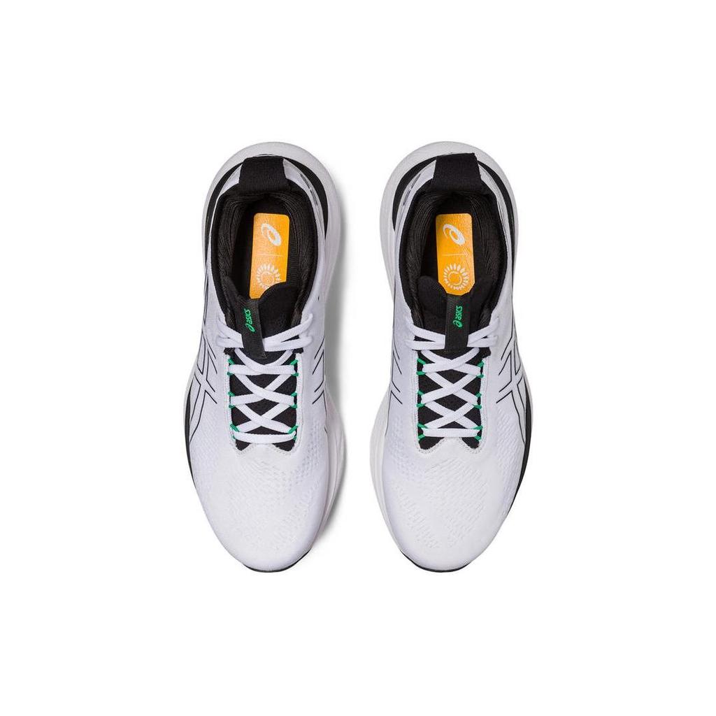 Asics Мужские кроссовки Gel Nimbus 25 White Black Green 1011B547-103