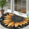 Autumn And Winter Warm European Flower Carpet Home Decor , Soft And Absorbent, Entrance And Bathroom Anti-Slip Floor Mat