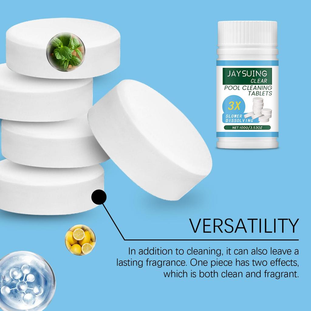 Pool Effervescent Tablets Pool Cleaning Instant Effervescent Chlorine Tablets Pool Chlorine Tablets Pool Water Treatment Tablets
