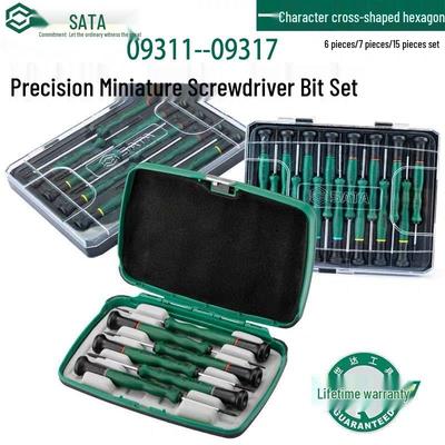SATA 09311-09314 Миниатюрный набор шлицевых и крестовых отверток