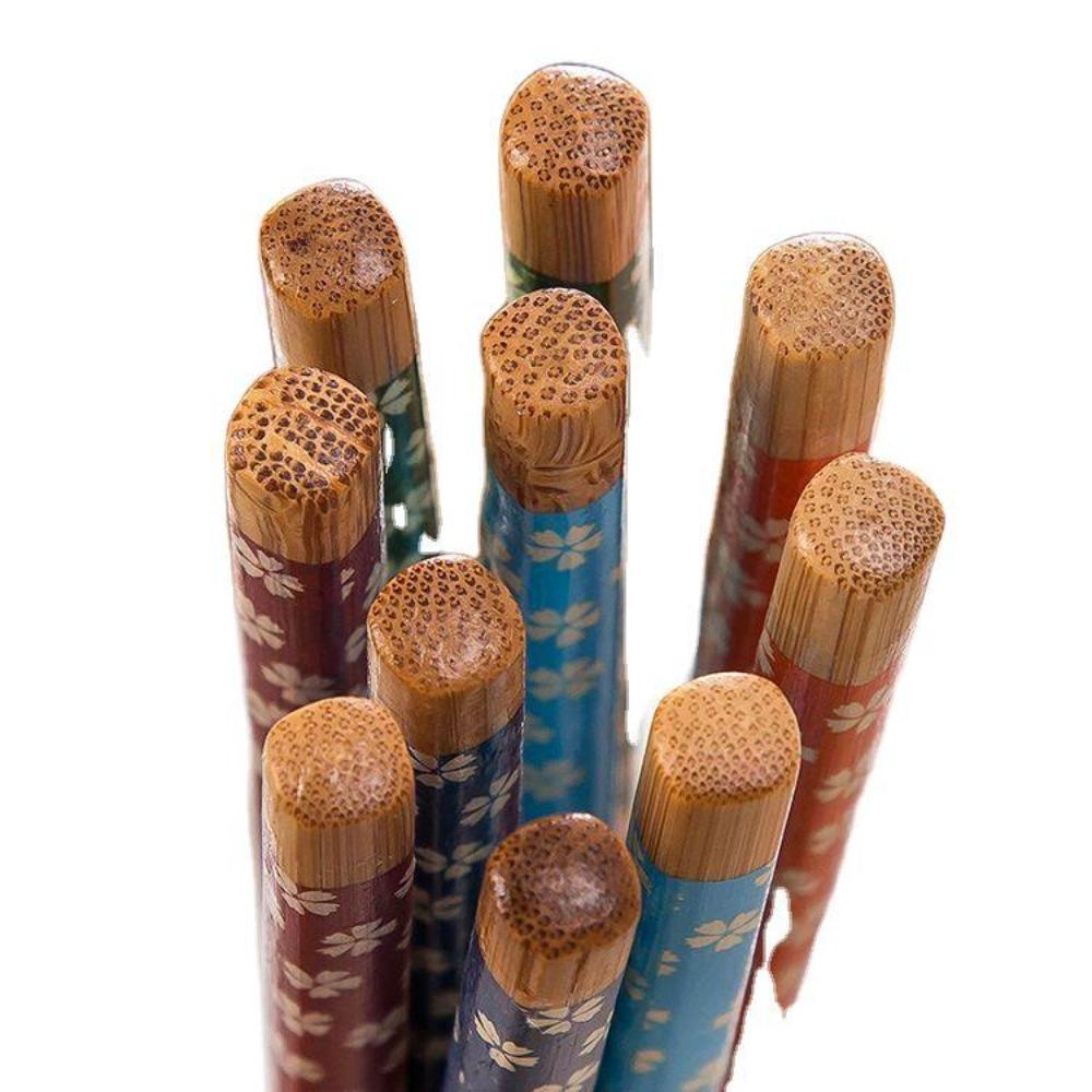 1 пара многоразовых печатных палочек для еды 24 см суши кухонный инструмент классические деревянные палочки для еды