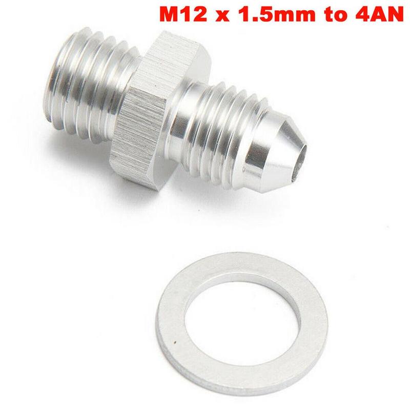 Aluminum M12x1.5 to AN4 Oil Supply Adapter 1.5 Mm Throttle for