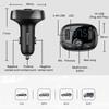 Baseus FM-передатчик Bluetooth Aux Аудио MP3-плеер FM-радио Двойной USB Быстрая зарядка Автомобильное зарядное устройство FM-модулятор Hands-free Автомобильный комплект