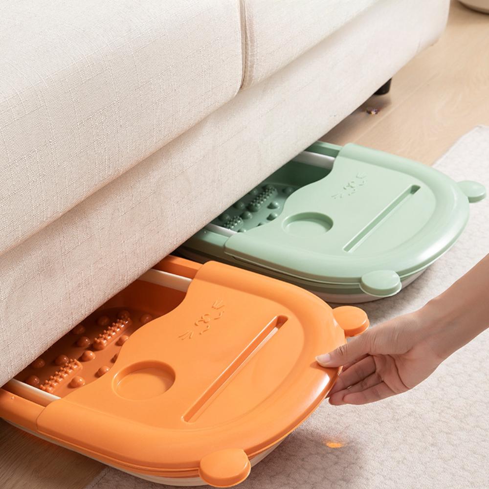 Складная массажная ванна для ног, бытовая минималистичная спальня для взрослых, ведро для замачивания ног с крышкой, глубокая ванна для ног, умывальник для ног