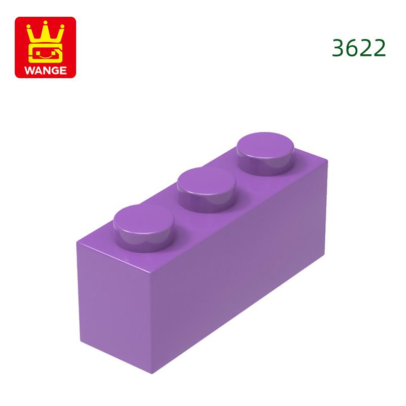 Нетоксичный 85 шт./лот 3622 1x3 точки Строительный блок Moc Классические аксессуары Совместим с Кирпич Детские игрушки Подарочная коробка