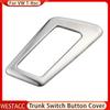 Stainless Steel Car Rear Trunk Switch Button Frame Cover Decoration Sticker for Volkswagen VW T-Roc 2017 - 2023