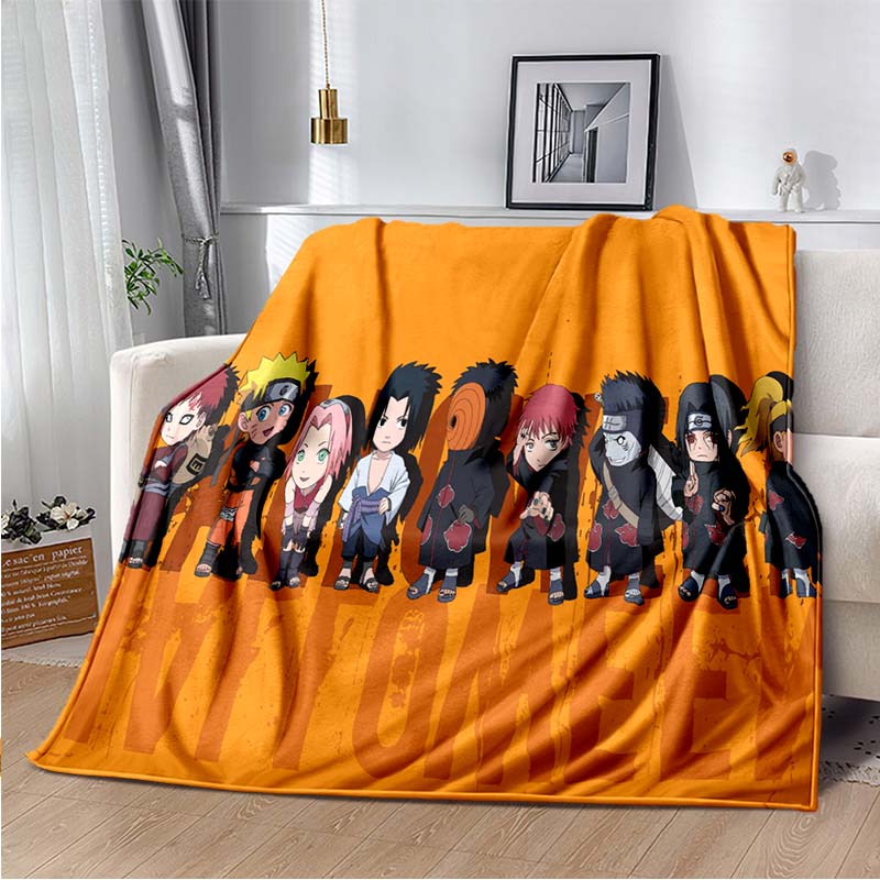 Одеяло Наруто, высококачественное фланелевое теплое мягкое плюшевое одеяло на диван-кровать, подходит для кондиционера, одеяло для сна