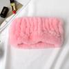 Женский шарф из эластичного меха ручной работы, вязаный шарф из натурального меха кролика рекс, повязки на голову для девочек, кольцо из натурального меха, капюшон, шарфы-снуд, зимние шарфы