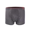 Мужские полосатые трусы-боксеры со средней посадкой, бесшовное дышащее мужское нижнее белье, быстросохнущие трусы