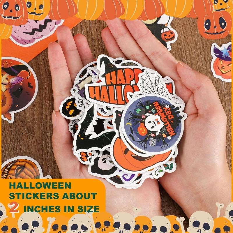 Хэллоуин Фестиваль Наклейки Сделай Сам Водонепроницаемые Наклейки для Ноутбука и Багажа Праздничные Украшения для Дома и Вечеринки