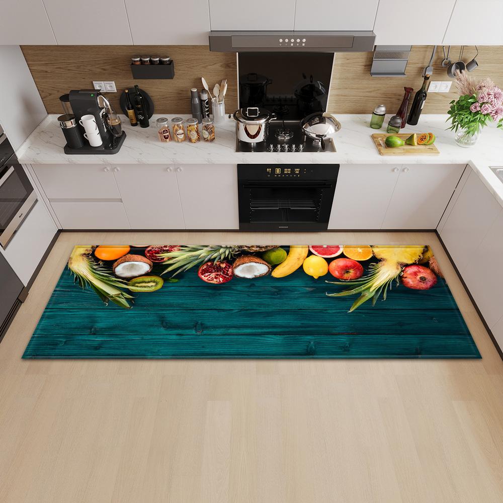 Придверный коврик, ковер для кухни, спальни, нескользящий пол, балкон, коридор, длинный ковер, прикроватный коврик для гостиной