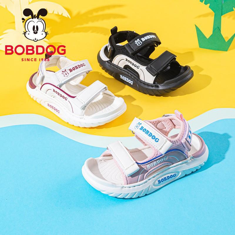 Bobdog Children's Shoes Girls New Style Antiskid Soft Sole Open-toe Beach Boys Outdoor Sandals