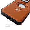 Кожаный чехол Magsafe для iPhone 16 15 Pro Max 12 14 Plus 13 16Pro Luxury Protection Magnetic Ring Holder Back Cover LH001