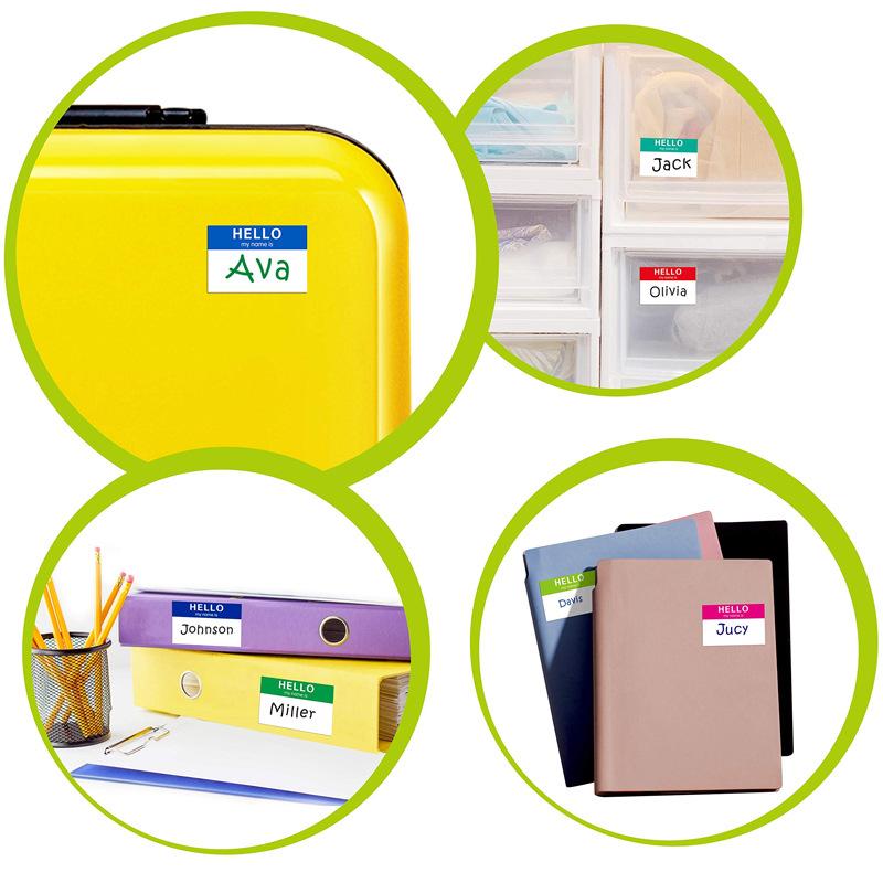 5 листов «Привет, мое имя», клейкие этикетки, наклейки, подарочные именные бирки, наклейка в подарок