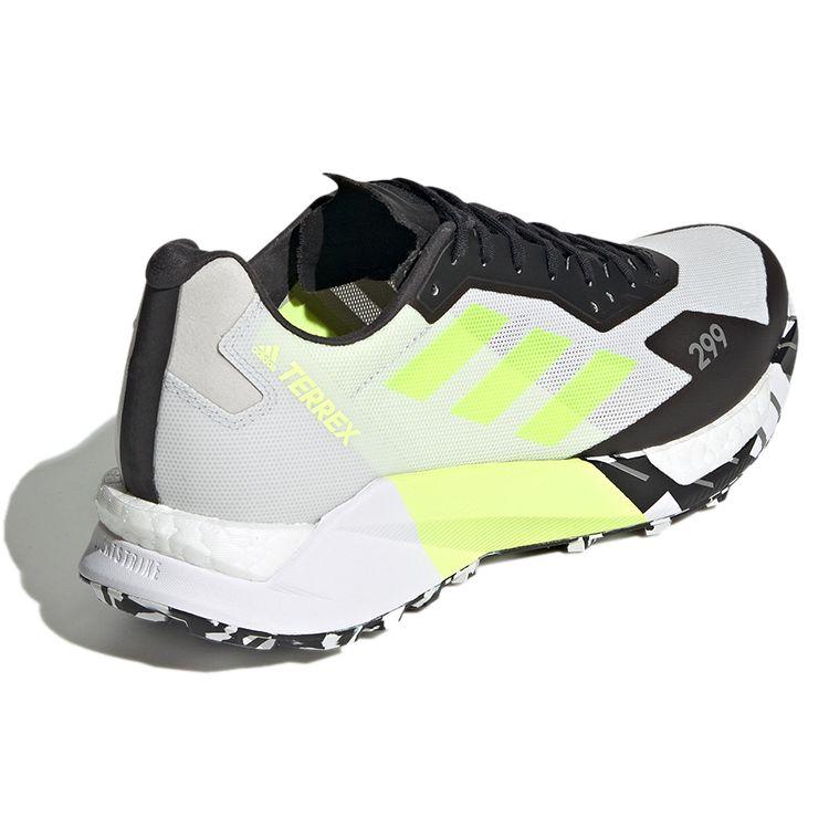 adidas Terrex Agravic Ultra Trail Grey Solar Yellow Мужские кроссовки Cloud-White Grey-Two Core-Black FY7629