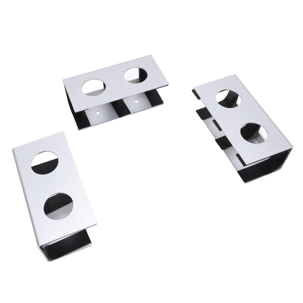 Under Desk Laptop Mount Aluminum Alloy Metal Under Desk Shelf Device Holder with Anti Scratch