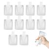 10 шт. 30/50/100 мл Утолщенные дорожные мини-упаковки для косметики, лосьона, геля для душа, шампуня, портативный органайзер для хранения средств для умывания