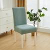 Thick Fleece Stretch Chair Covers for Home Restaurant Elastic Dining Chair Slipcovers Soft Warm Seat Covers