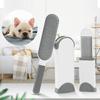 Lint Brush with Self-Cleaning Base Set Pet Hair Remover Brush Portable Dog & Cat Hair Remover Clothes Sofa Car Seat Cleaning
