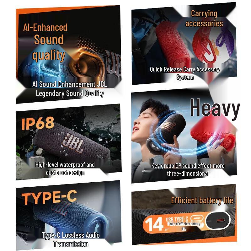 JBL Портативная Bluetooth-колонка FLIP7