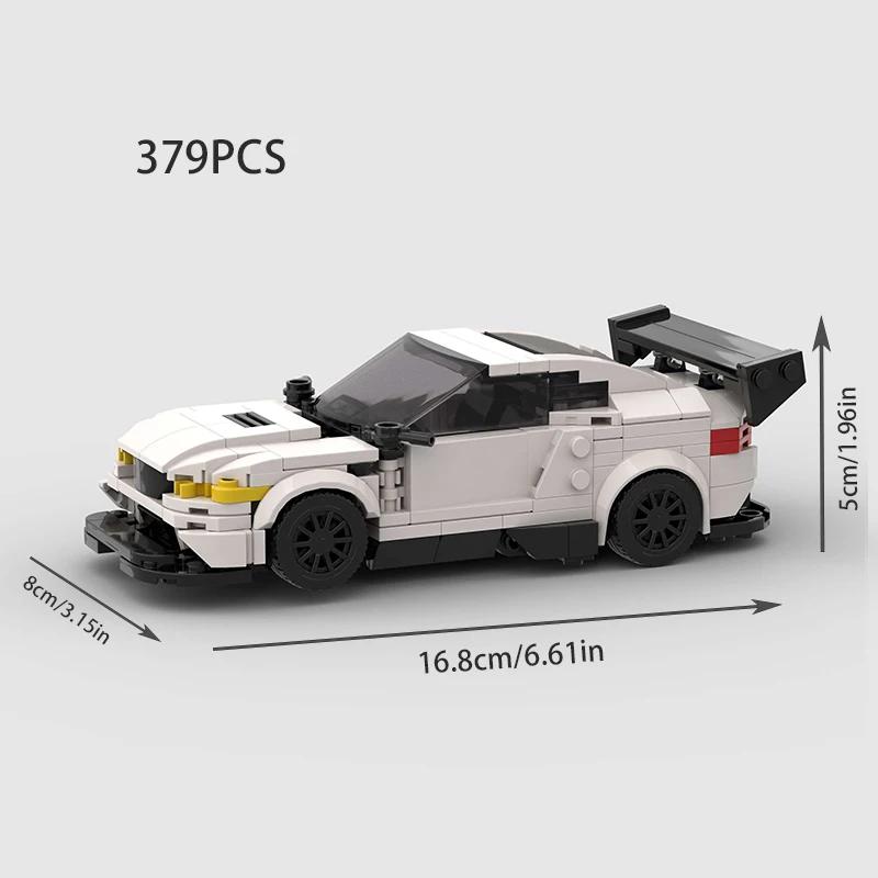 Городской MOC Скорость Ралли Спорт Гоночный Автомобиль Полицейские Машины Классическая Модель Строительные Блоки Супер Гонка Кирпич Технический Рождественский Подарок